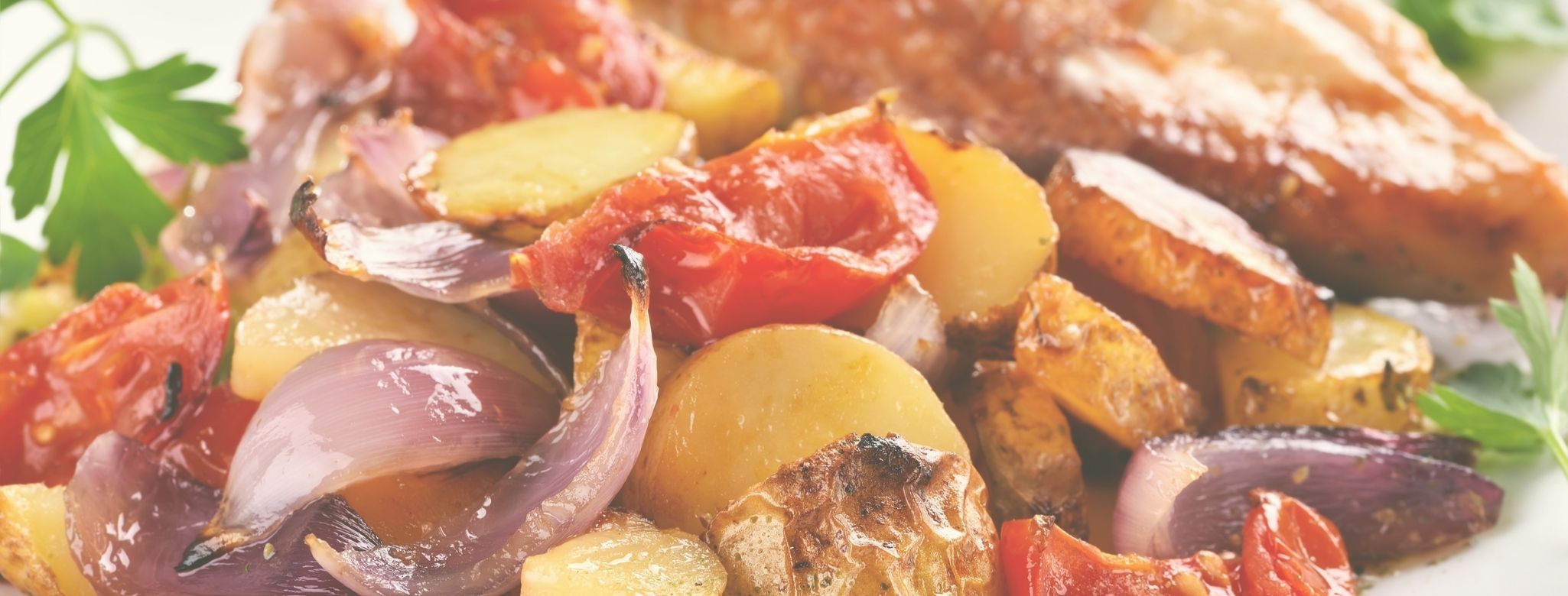 Arranged Food and Objects