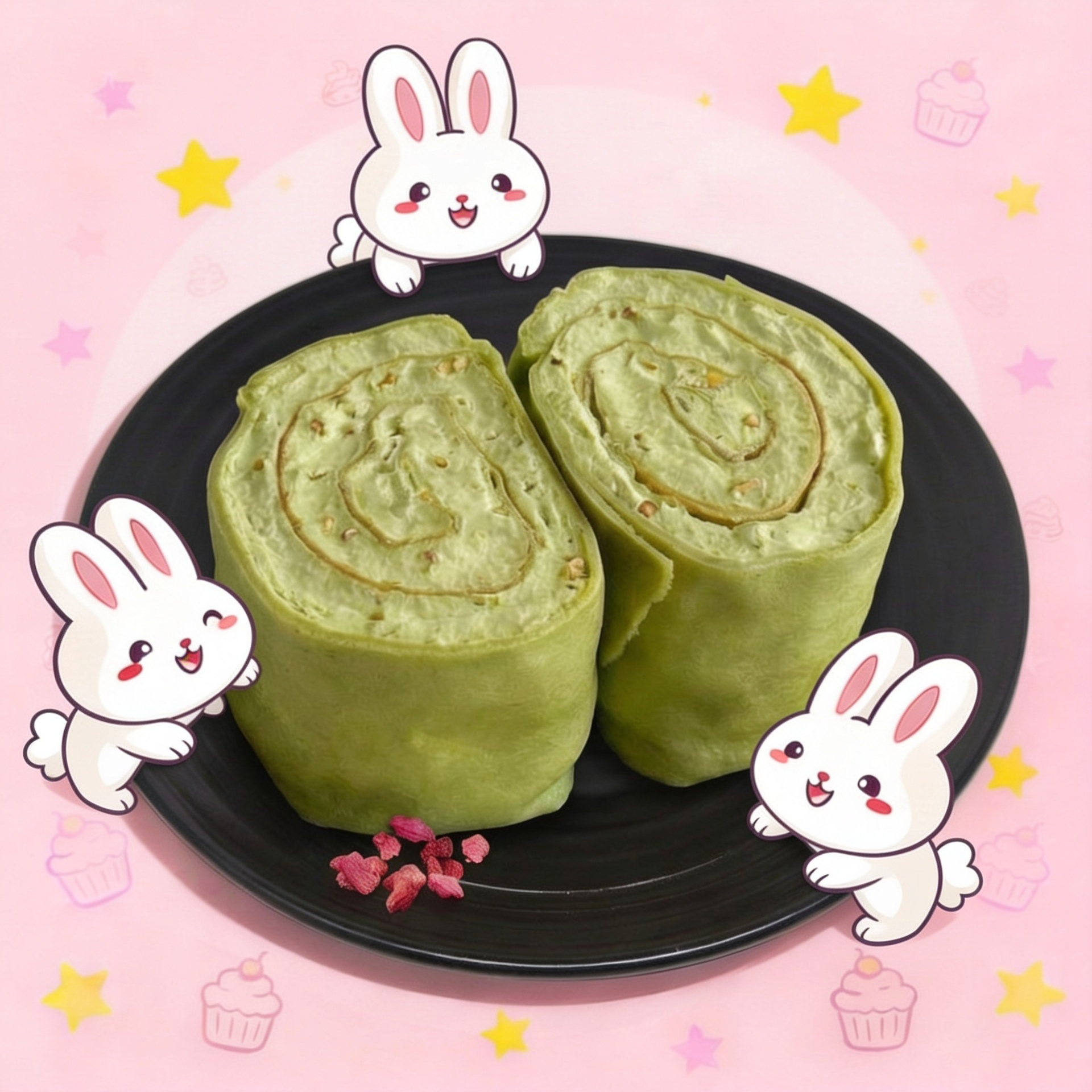 Pistachios Pancake
roll