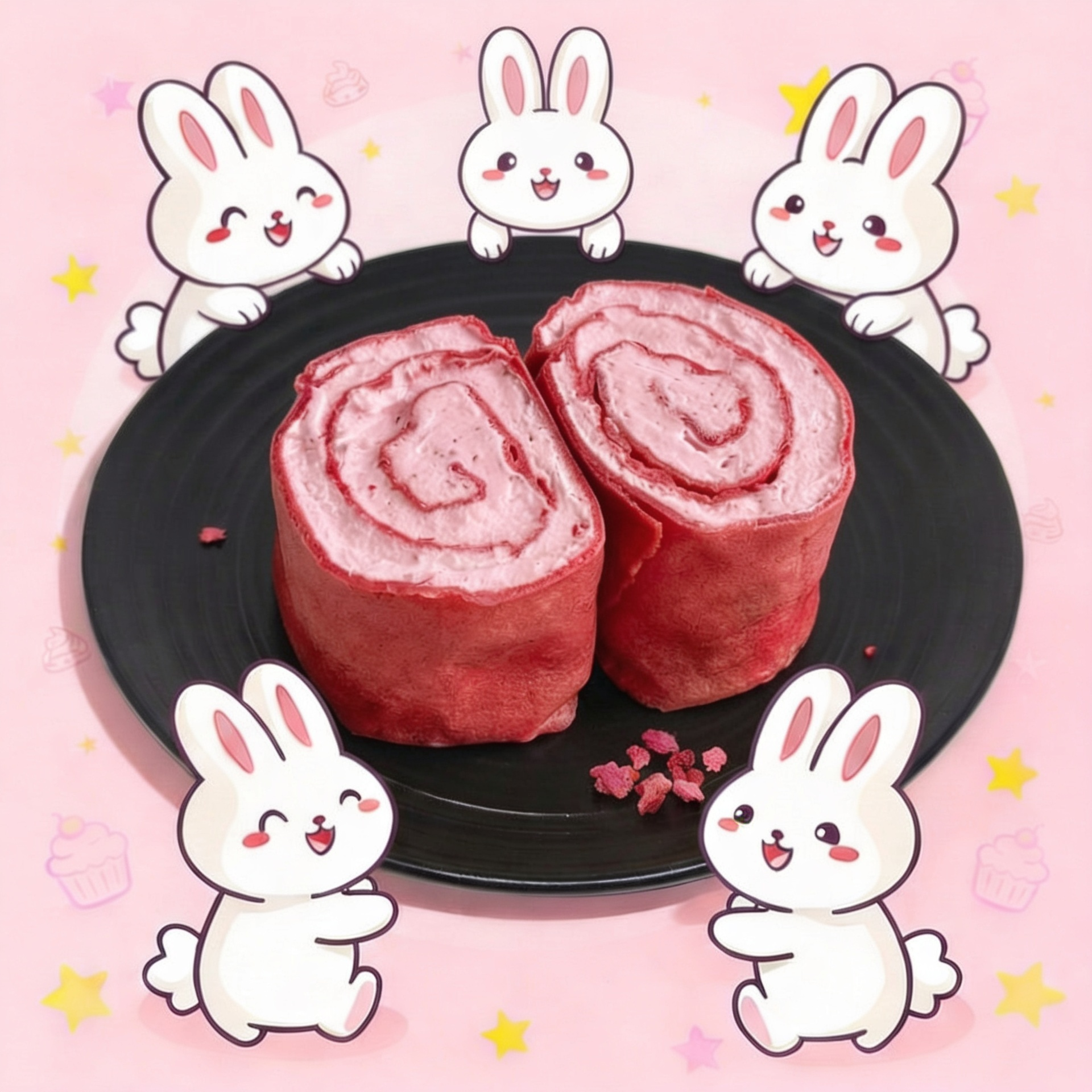 Rasberry Pancake
roll