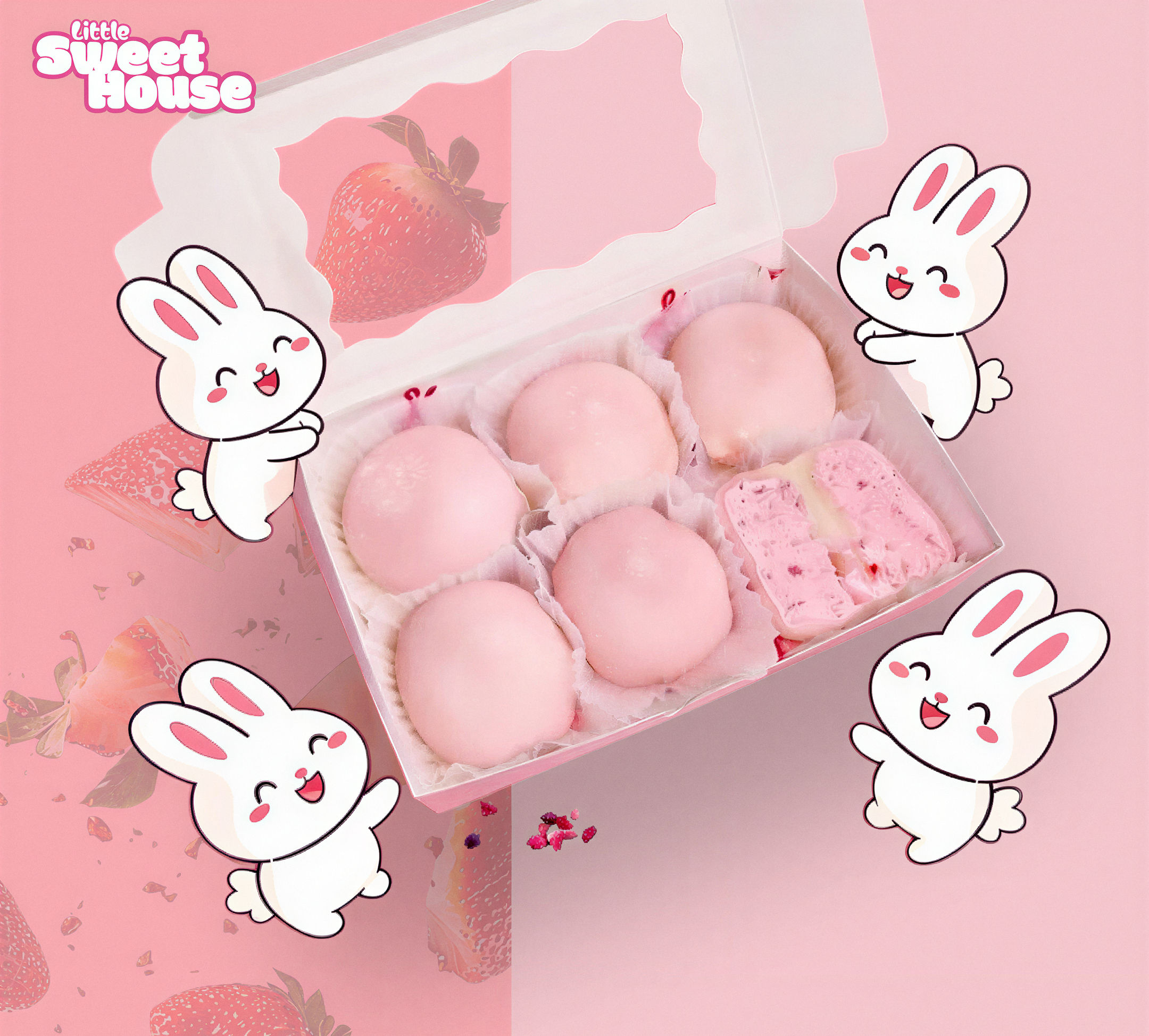 Strawberry
Mochi
