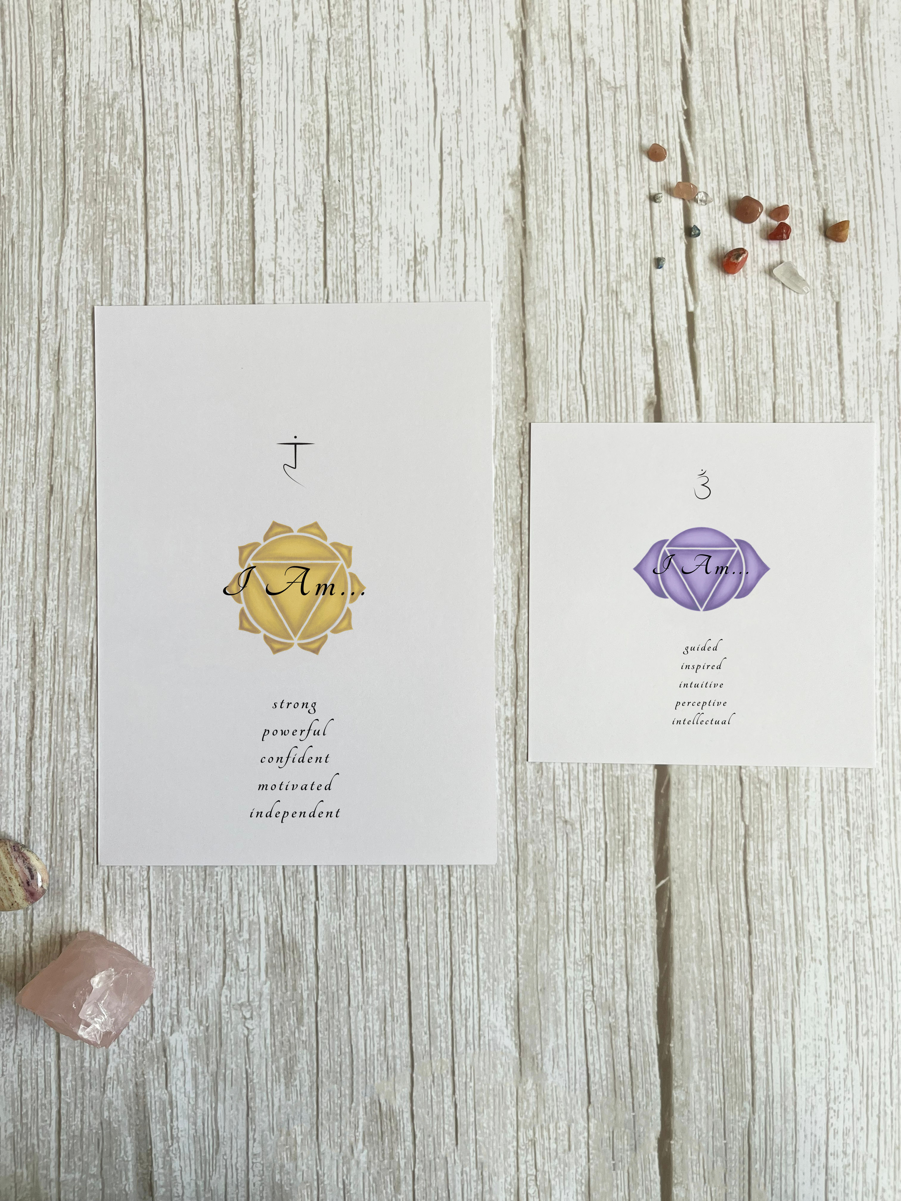 Chakra Affirmation Art Prints