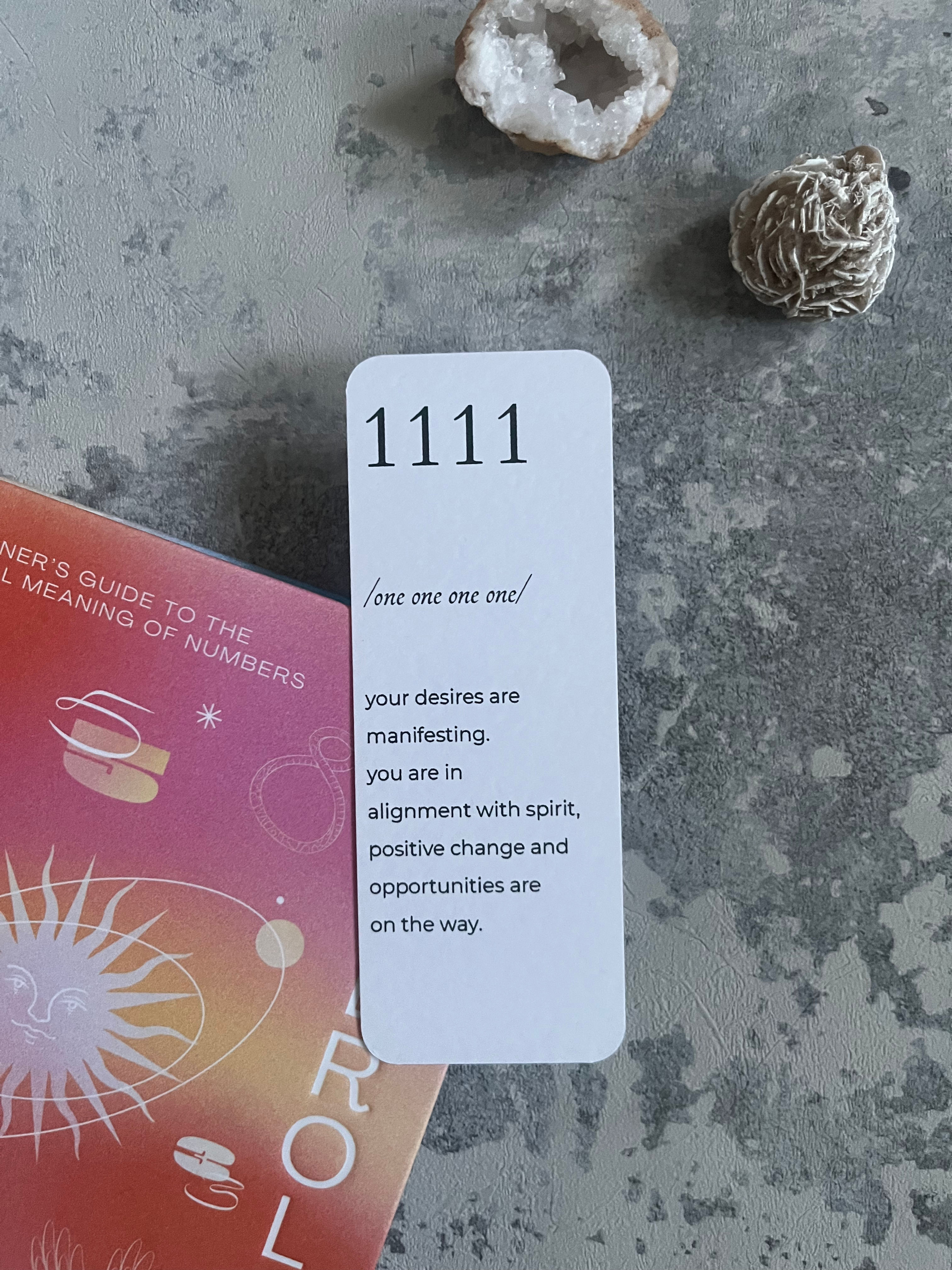 Angel Number Bookmark