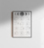 2026 moon cycle wall calendar