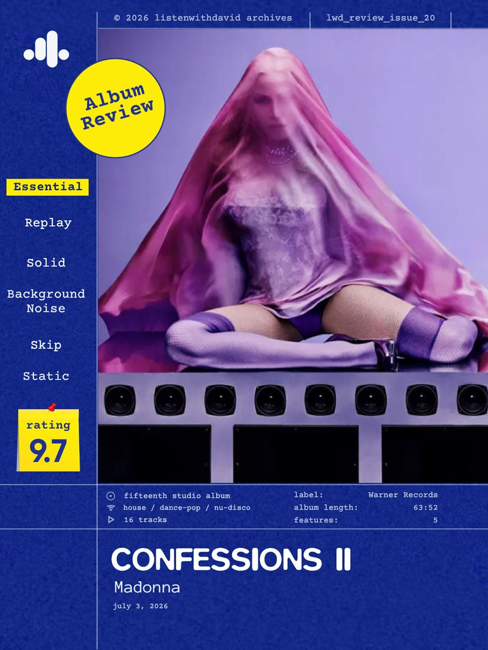 𓇳 album review _ issue 20