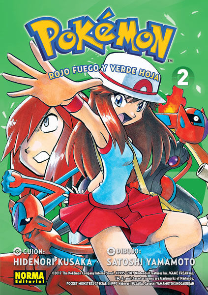 Pokemon 14 Rojo Fuego y Verde Hoja Tomo 02