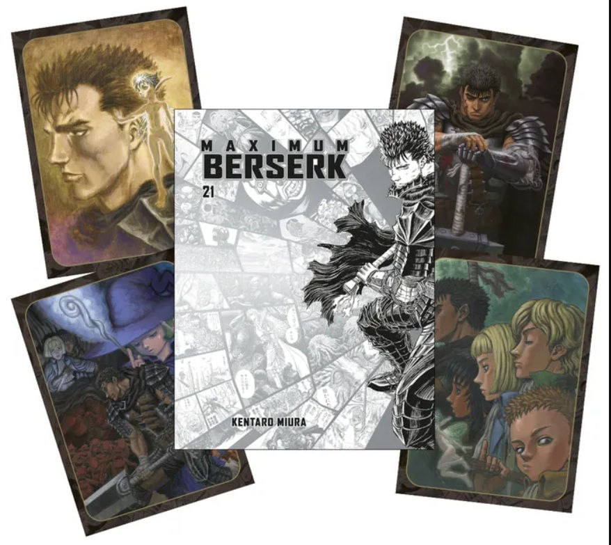 Maximum Berserk (Portada alternativa + 4 postales) Tomo 21