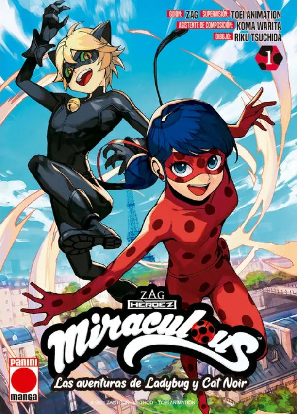 Miraculous: Las aventuras de Ladybug y Cat Noir Tomo 01