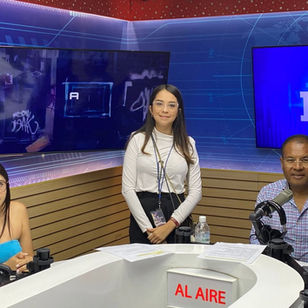 Interview at Honduras' largest radio "HRN" in Tegucigalpa