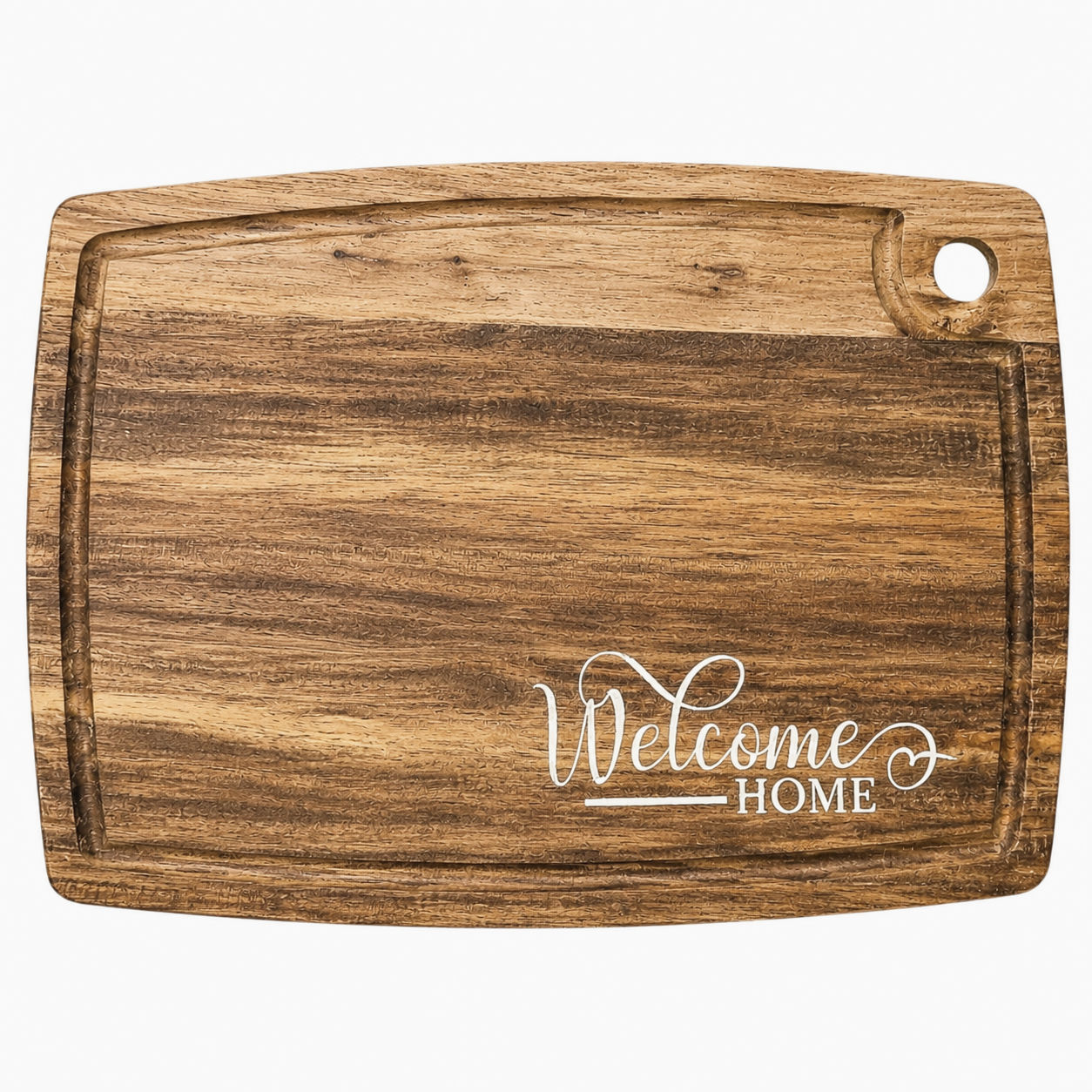 Welcome Home Decorative Acacia Cutting Board | 15" x 10"