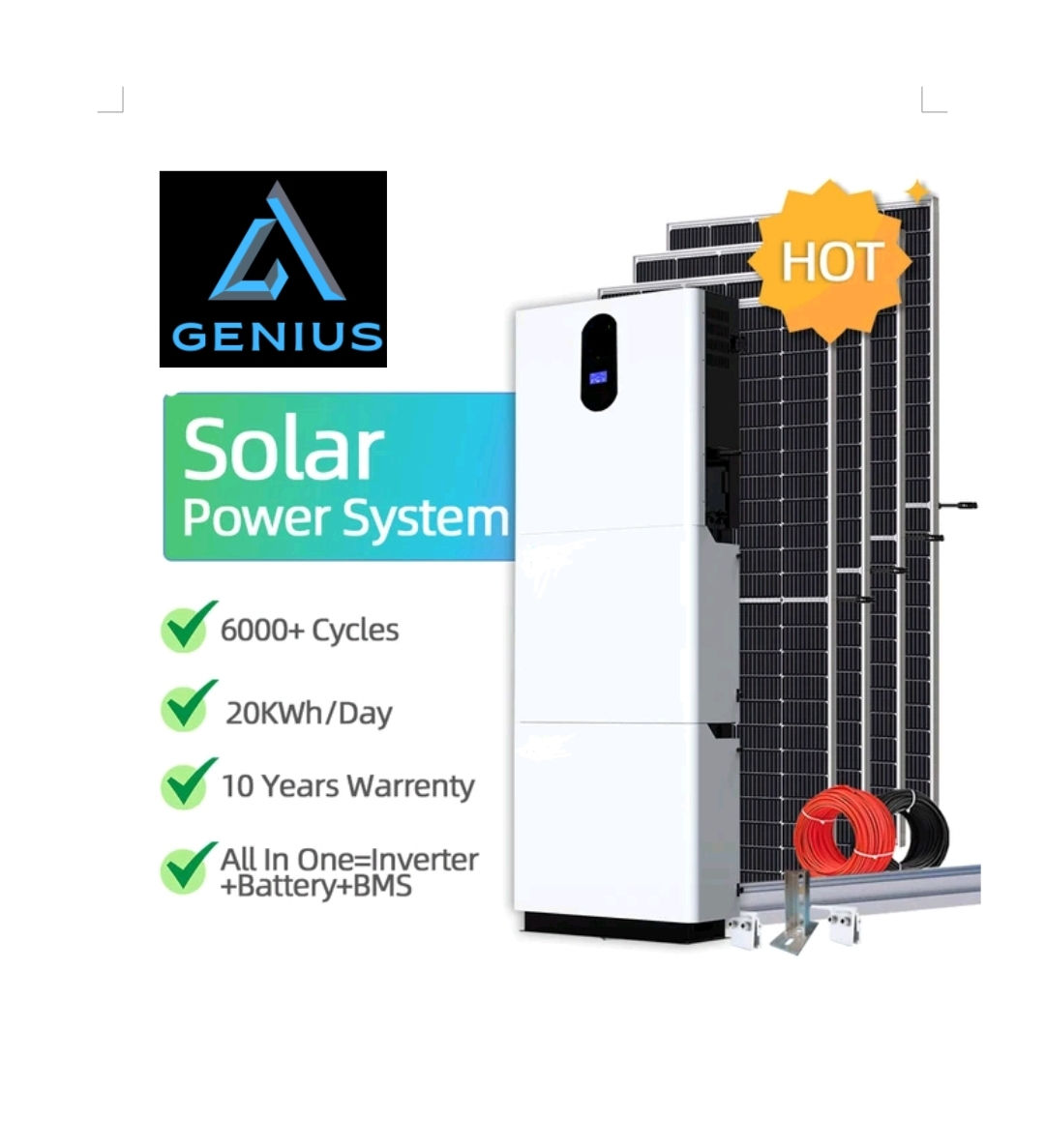 Sistem off grid 8 kw (3 /5 kw) all in one