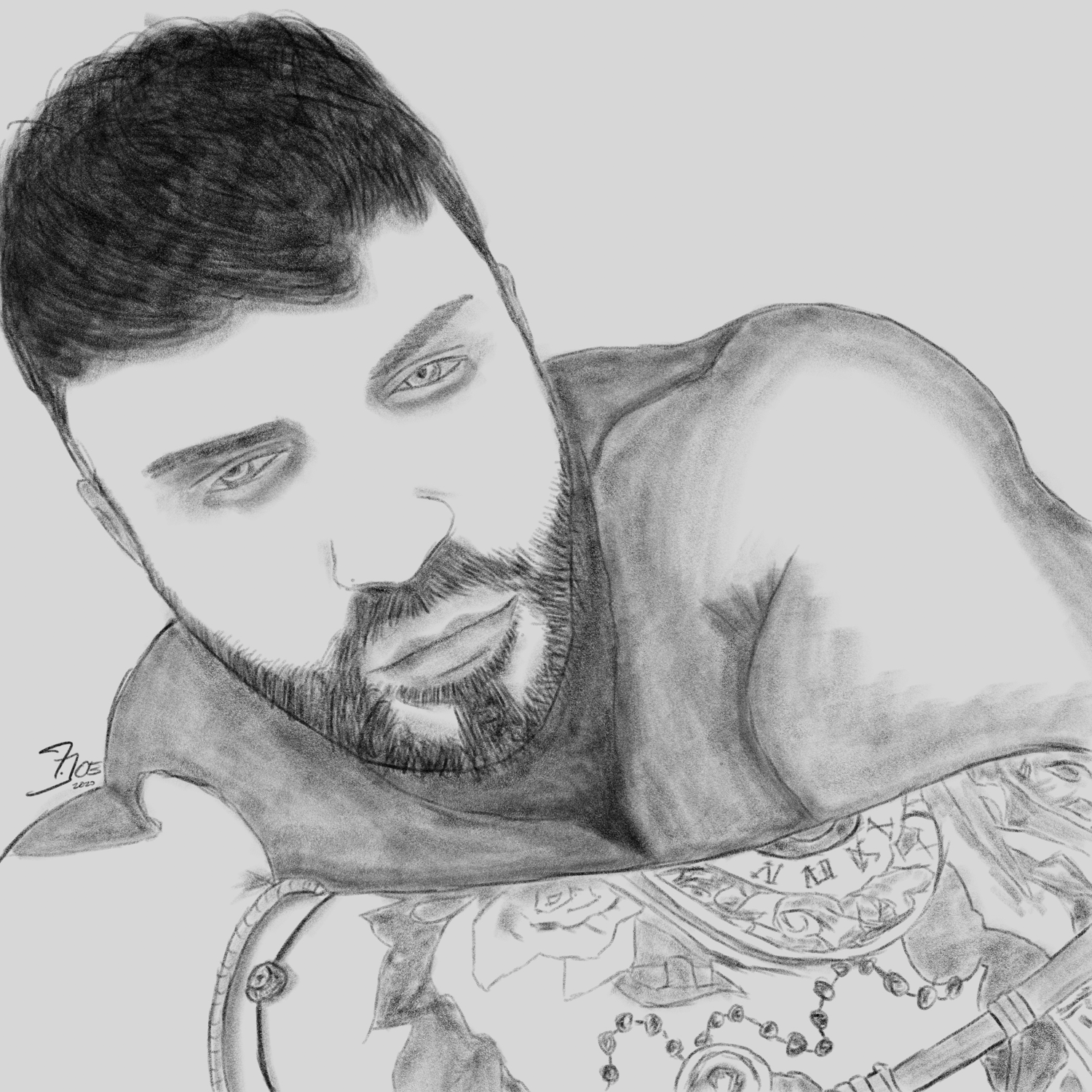 "Rosary" 7x7 Giclée Archival Print