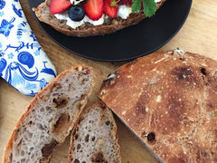 No-Knead Bread: Walnut, Fig & Sage