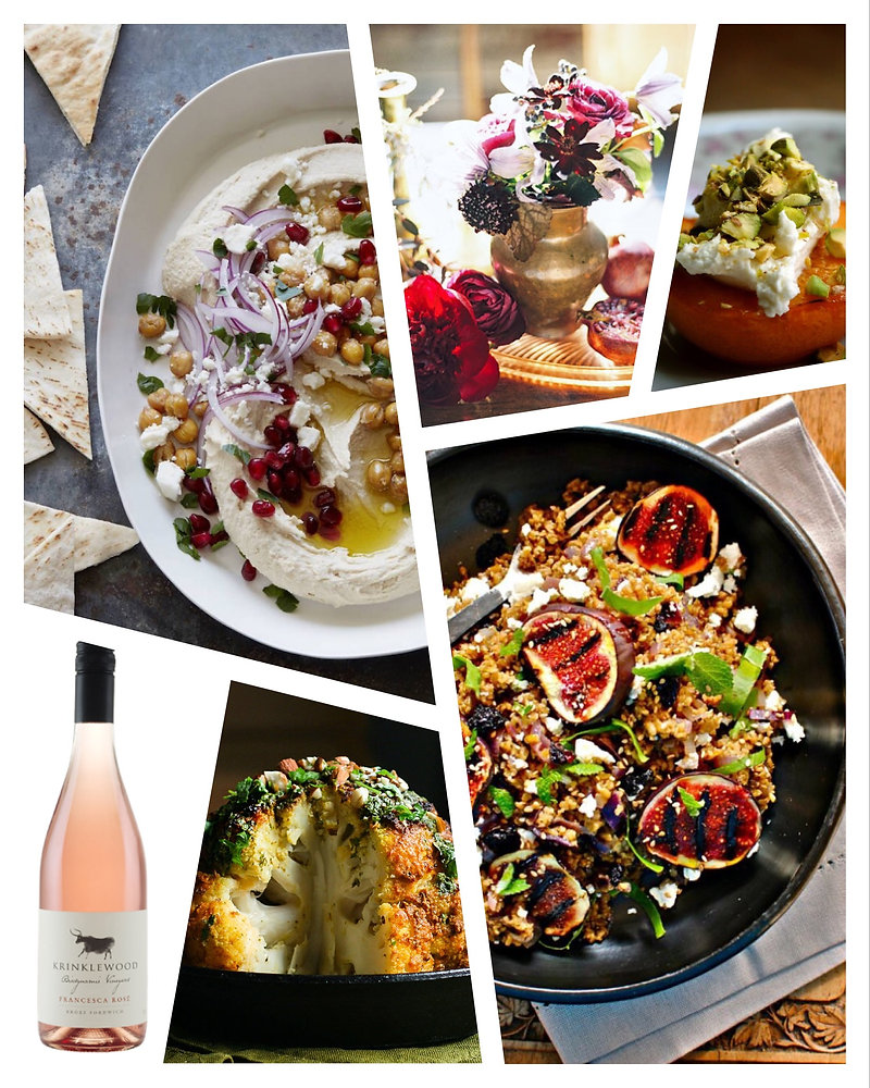 Dinner Party Inspiration ~ Vegetarian Lebanese Spread