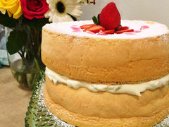 Grandma's Passionfruit Sponge
