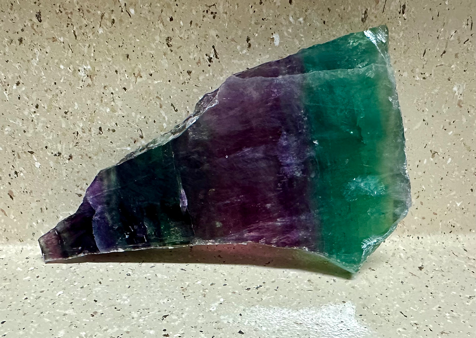 Thumbnail: Rainbow Flourite Slab Qty 1 (.46lbs) 