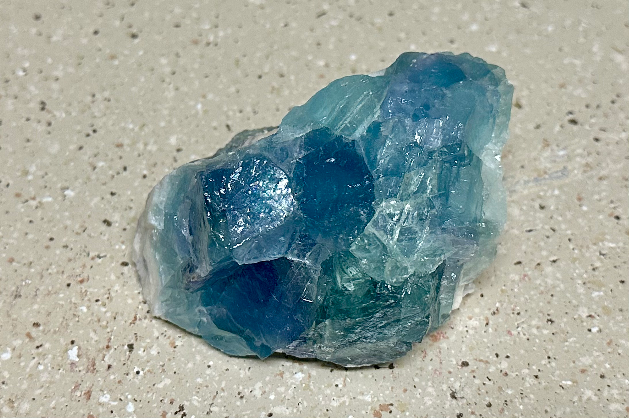 Raw Blue & Green Fluorite Chunk Qty 1 (.72lbs) 