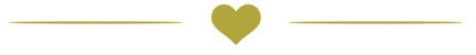 Gold heart divider icon from the She Who Fell visual identity