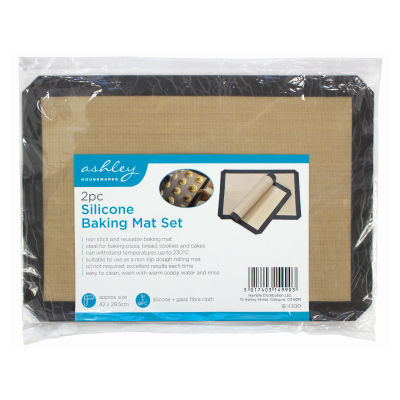 2pc Silicone Baking Mat Set