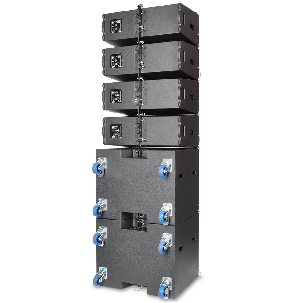 Thumbnail: 4-acoustic Germany PCS-215LB Double 15“ line array subwoofer