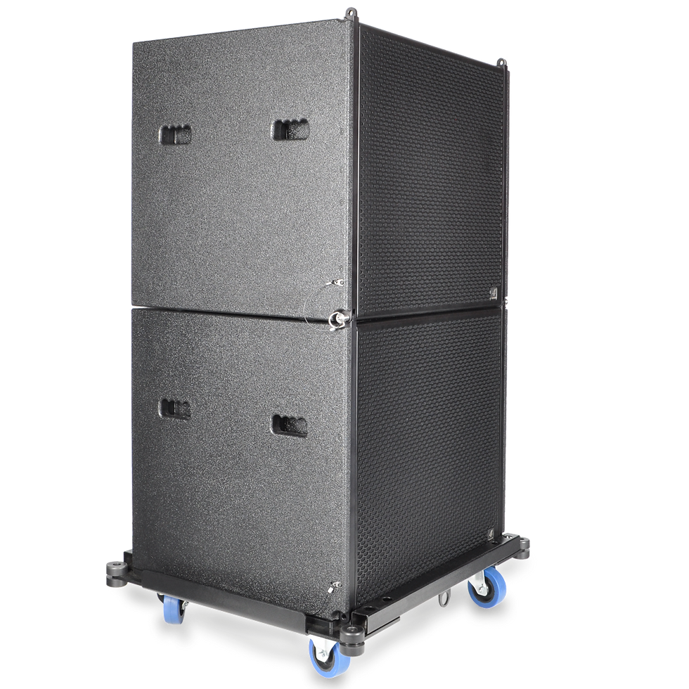 Thumbnail: 4-acoustic Germany PCS-215LB Double 15“ line array subwoofer