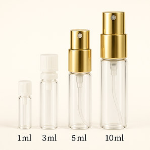 Flacons, Decants, 1ml, 3ml, 5ml et 5ml