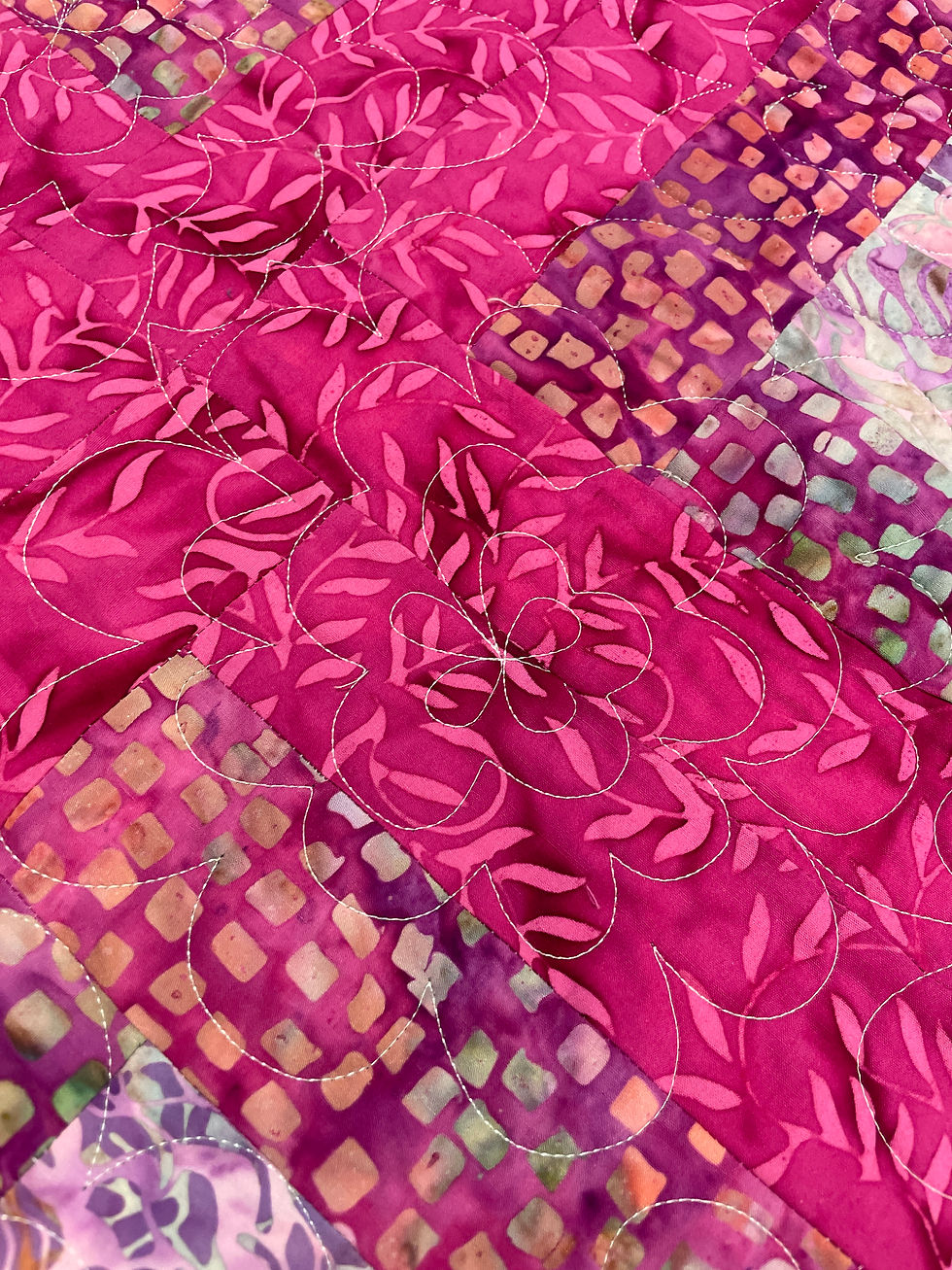 Peak Bloom Pantograph by Threadedquiltingg