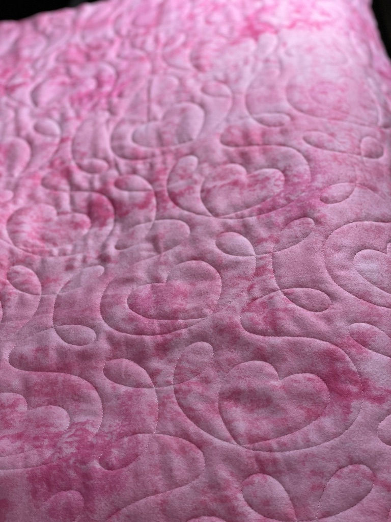 Ginger Heart Pantograph Longarm Quilting