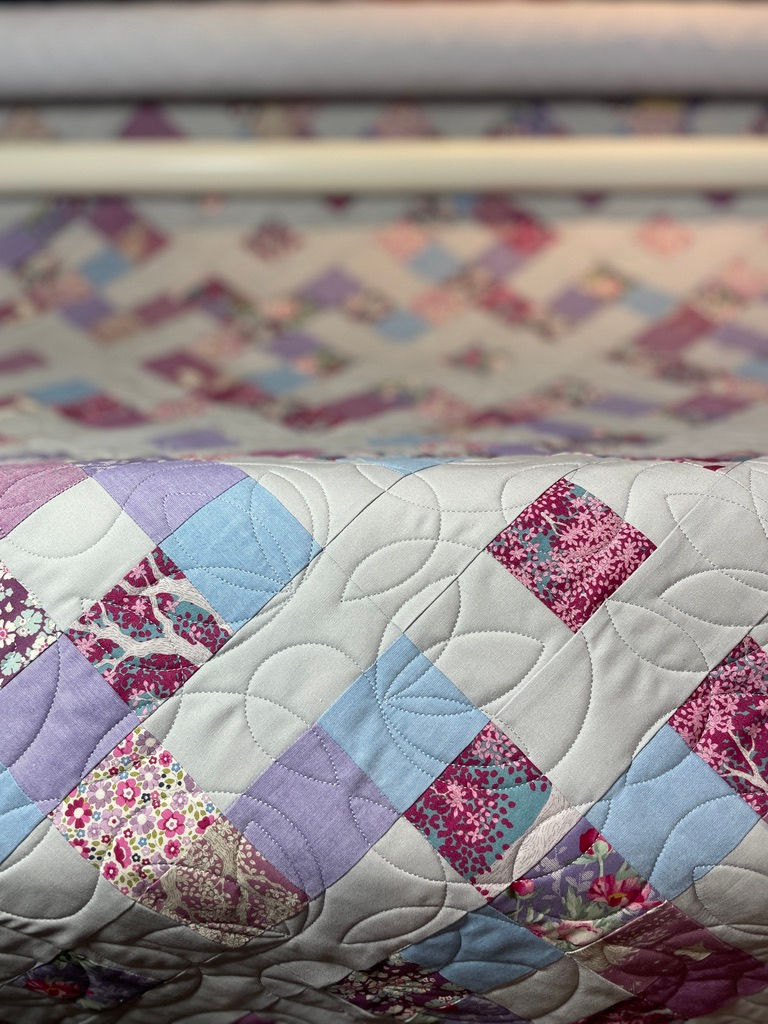 Saffron Blossom Longarm Quilting Pantograph