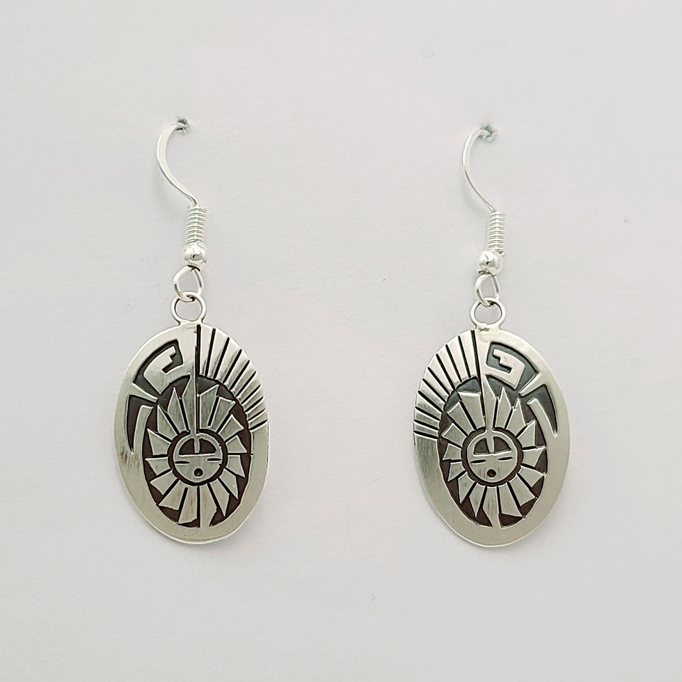 Sunface Overlay Earrings
