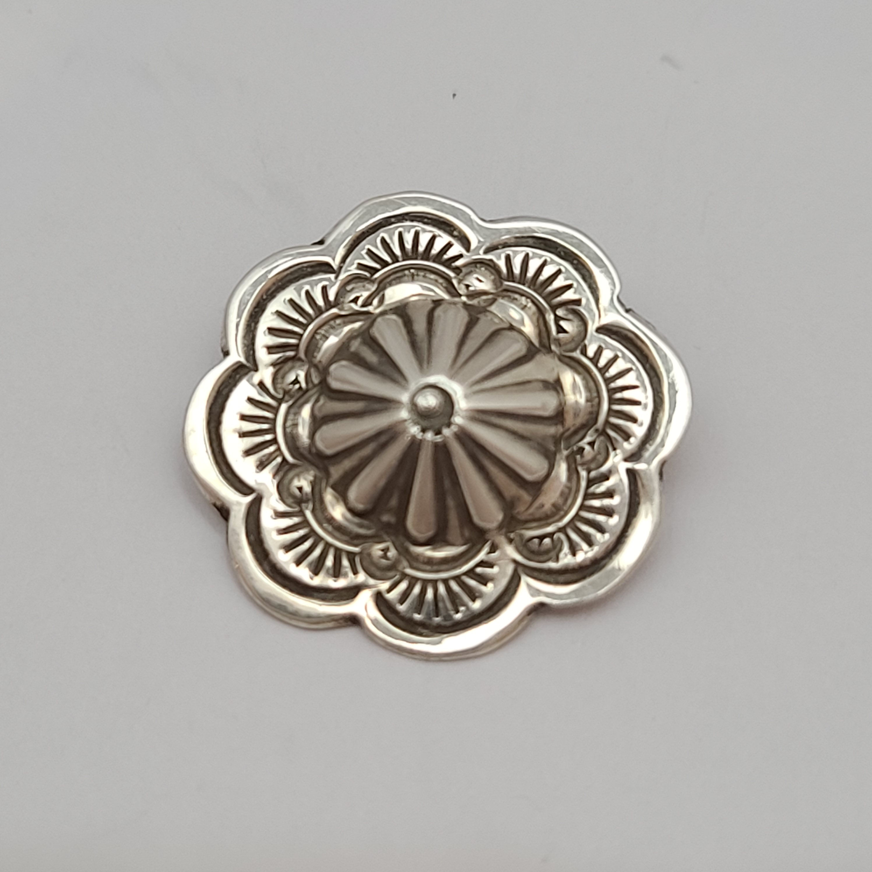 Jennie Blacksheep Concho Pin