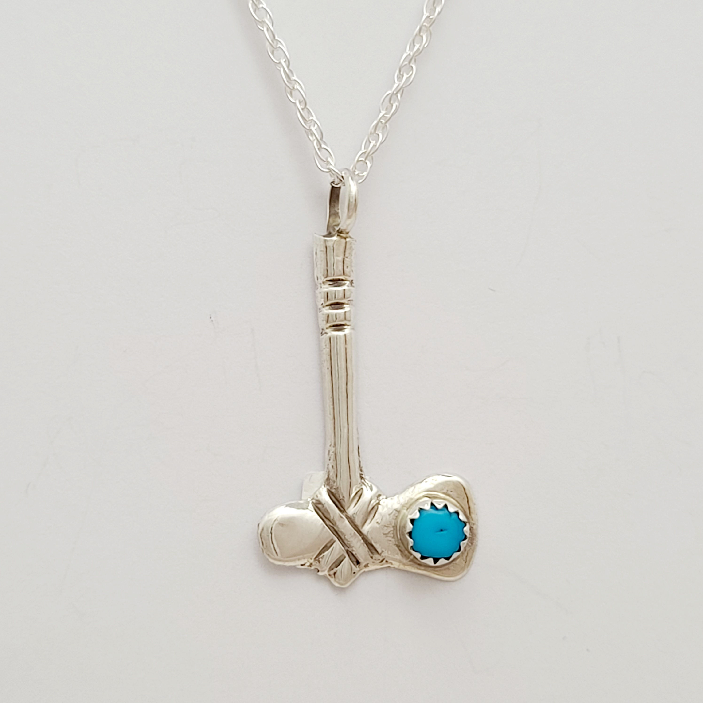 Tomahawk Turquoise Pendant