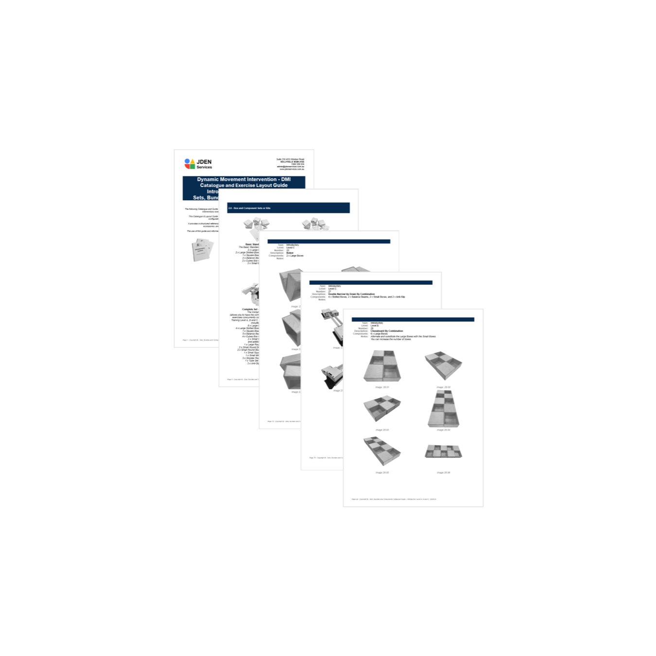 DMI Therapy - Components Catalogue and Layout Guide "Introductory A, B, and C"