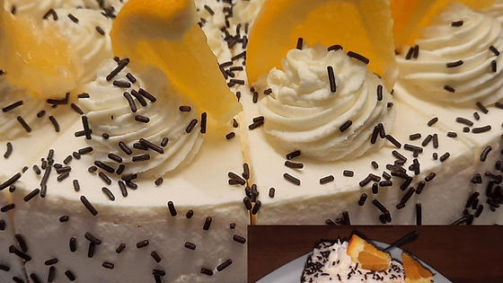 Sanddorn-Sahne Torte