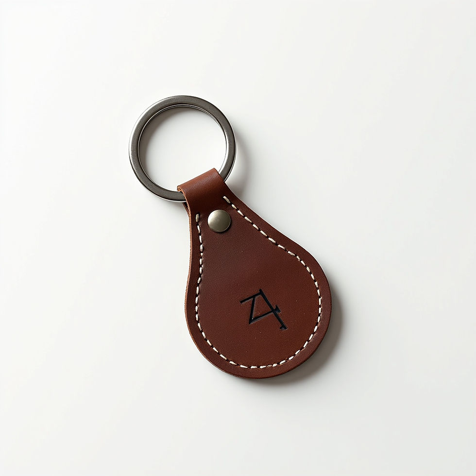 Custom Leather Keychain