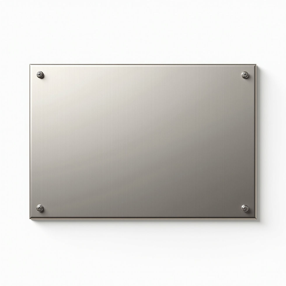Engraved Memorial Plaque