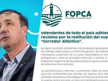 Intendentes se suman al pedido por la restitución de la conexión área del “Corredor Atlántico”