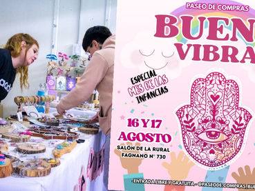 Hoy y mañana, el Paseo de Compras "Buena Vibra" continúa celebrando la infancia junto a los más chicos en el Salón de la Rural