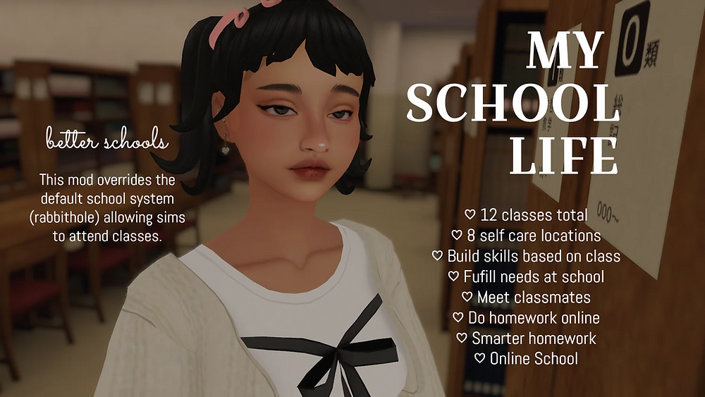 My School Life (школьный мод) — скриншот 1
