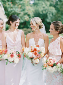 Bridal party flowers for Middleburg VA wedding