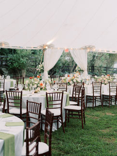 Tent wedding at Goodstone Inn