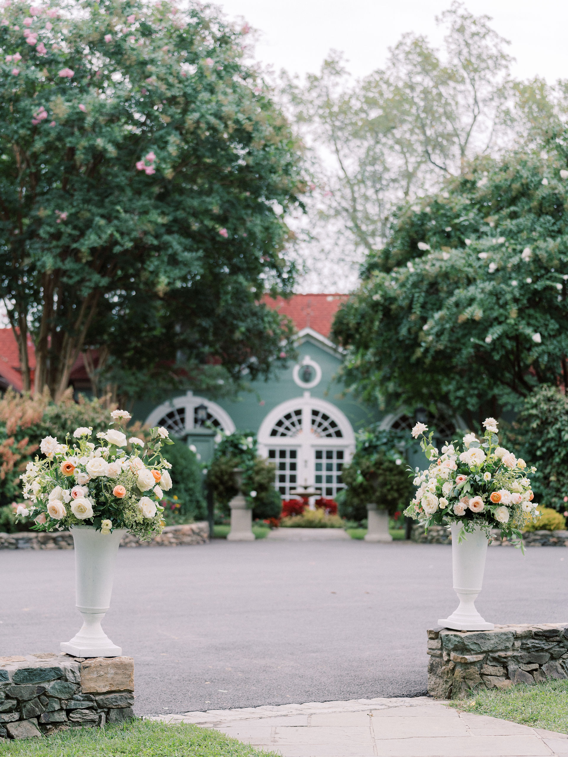 Goodstone Inn wedding ceremony entrance