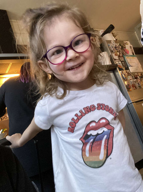 Elisa-Rose really loves puzzles. Since she was a baby she was different. When she was 4 years I thought she was Autistic, but after genetic testing, we found out that she is missing the DLG4 gene entirely. She has Autism, Epilepsy, intellectual disability, 59 IQ tested and is allergic to milk
Life with Elisa-Rose is very busy, she has multiple meetings with Dr’s and specialists. She goes to school twice a week and does a good job with sociability, but learning for her is difficult. We are waiting for a place in the IME French school for different kids. She can run, jump and fall, she has a good memory and loves to sing. She’s a brilliant sunny girl who loves playing by herself and her little Brother Aaron. She’s very protective and calm of her brother. The most important thing for her are PUZZLES, she can easily do 200 little piece puzzle in a few hours. She has multiples fears. During her anxiety attacks she can yell really hard, stops breathing and it’s hard to calm her down. Her principal fears are vacuums, motors noises, some toys if they moving for example remote controlled cars. She can instantly puke if she touches a thing she doesn’t like of example a bench in the Park or green paint. It is not easy going to the store with her.
Elisa-Rose has a very good sense of humor, she loves making silly jokes, she has a great laugh and when she smiles it can touch your soul.