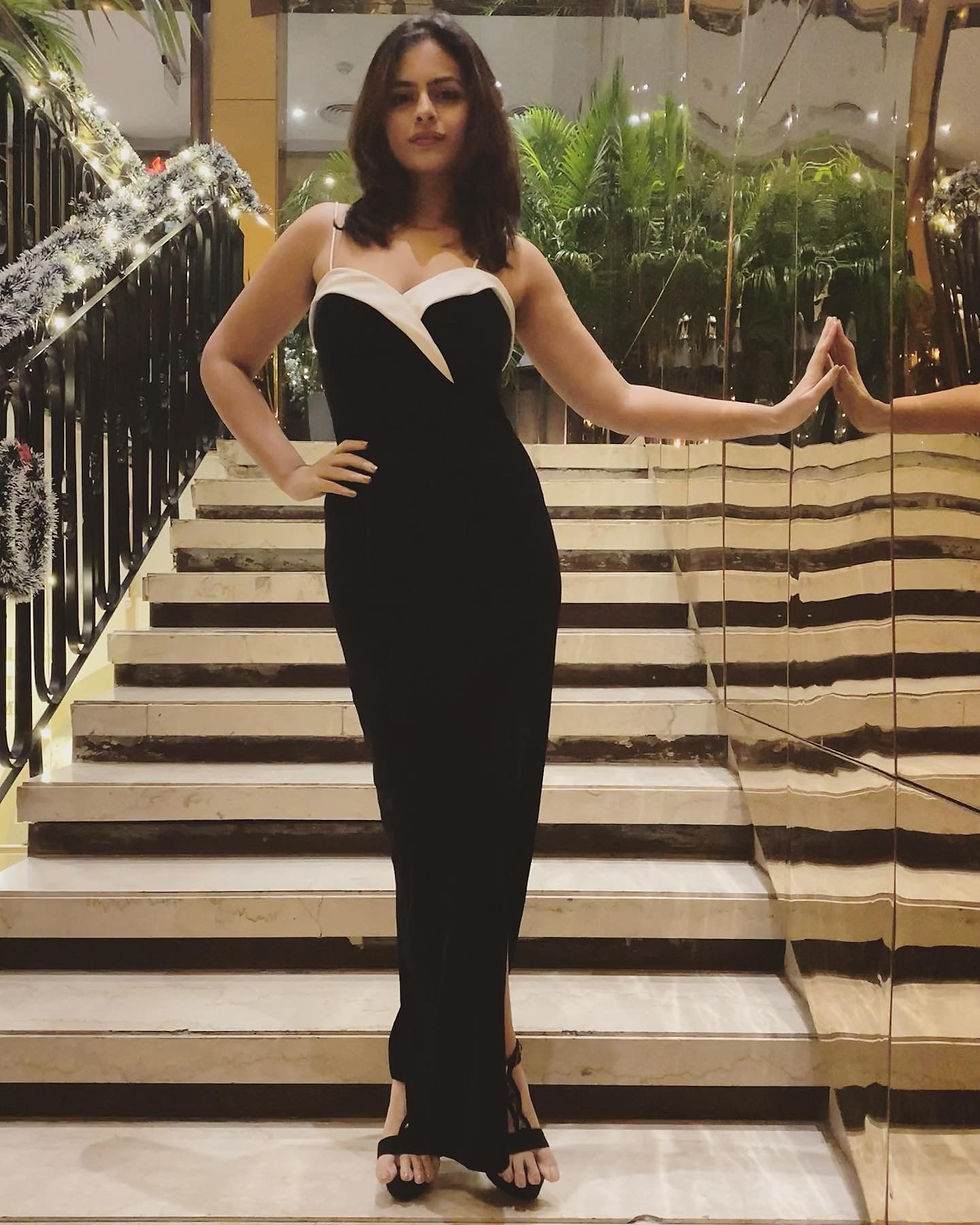Thumbnail: B/W Velvet Dress