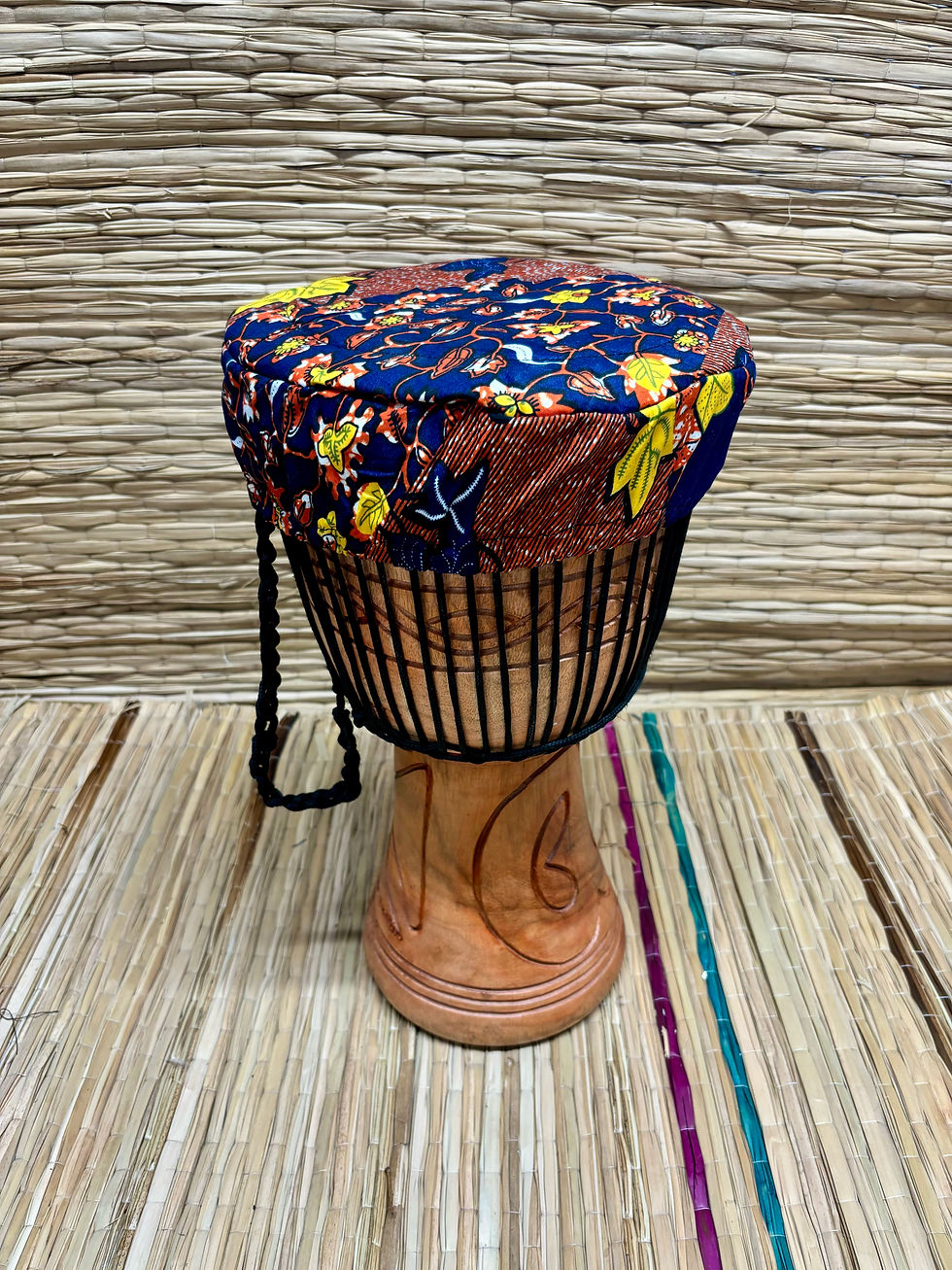 Thumbnail: 9-Inch Authentic Ghanaian Djembe Drum