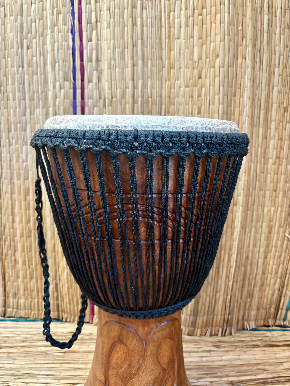 Thumbnail: 14-Inch Authentic Professional Djembe Drum