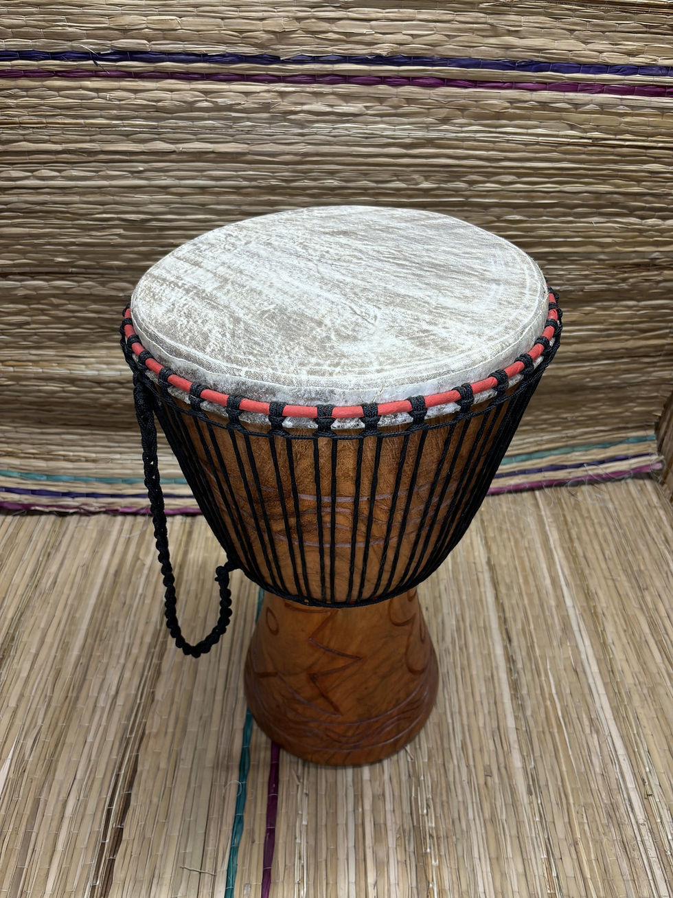 Thumbnail: 14-Inch Authentic Ghanaian Djembe Drum