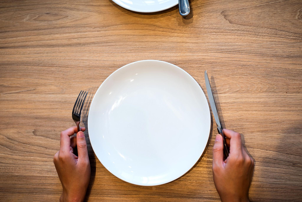 An empty plate