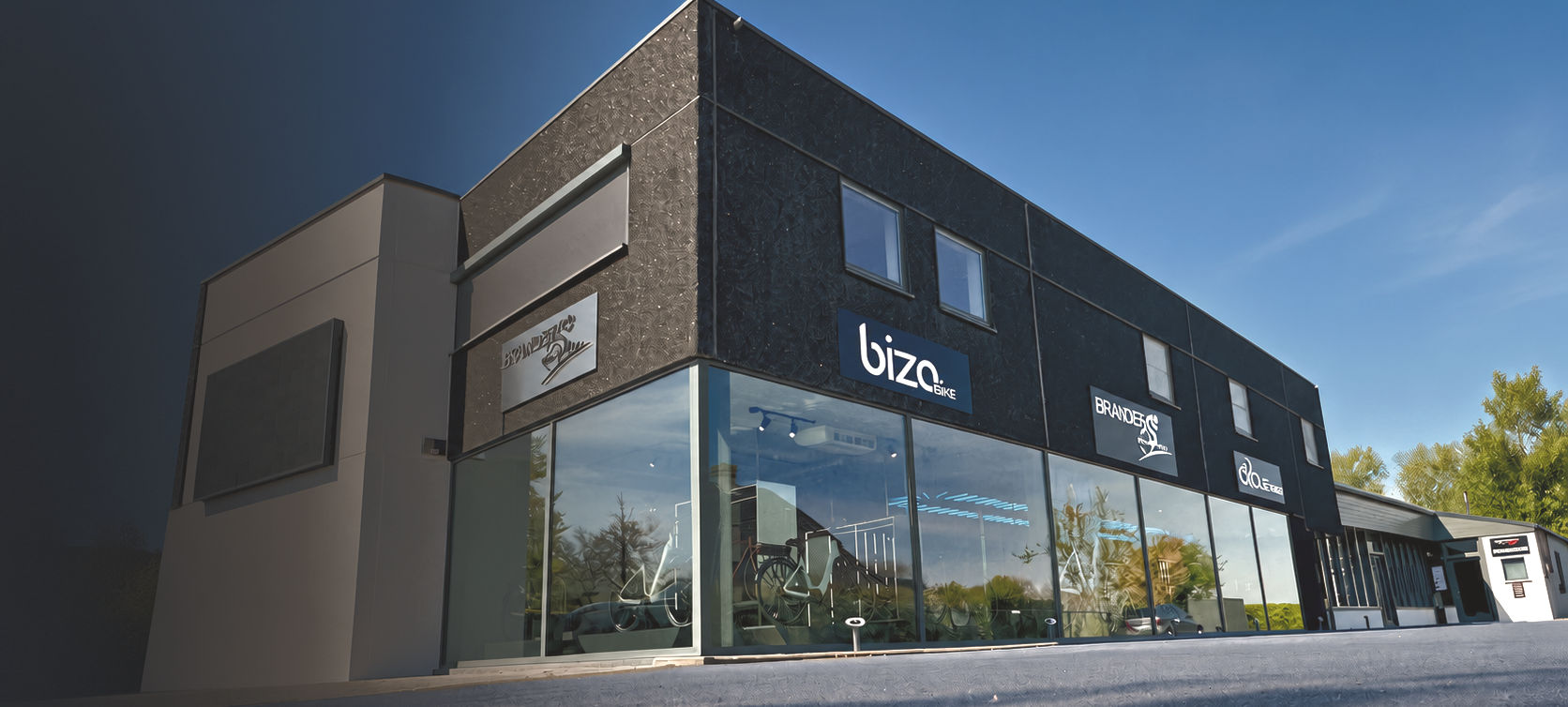 Showroom van Branders Bike in Damme bij Brugge met ruime keuze aan e-bikes