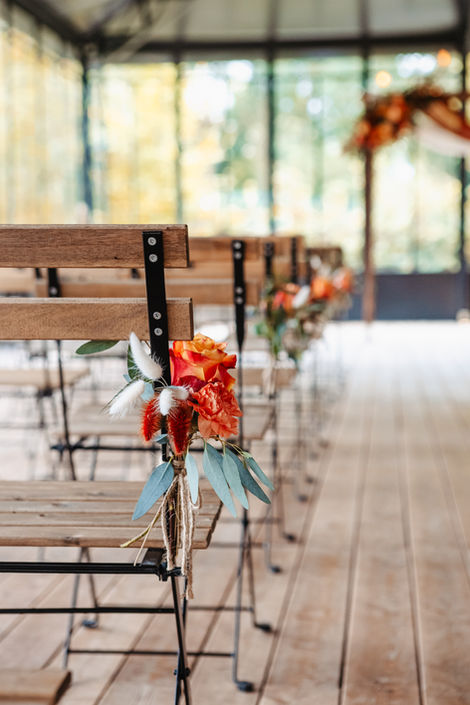 Décoration de la cérémonie laïque au reveil de la Bruyière