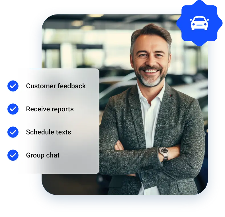 Texting solution for dealerships